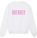 White Printed Sweater Front