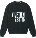 Black Printed Sweater Front