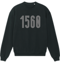 Black Printed Sweater Front