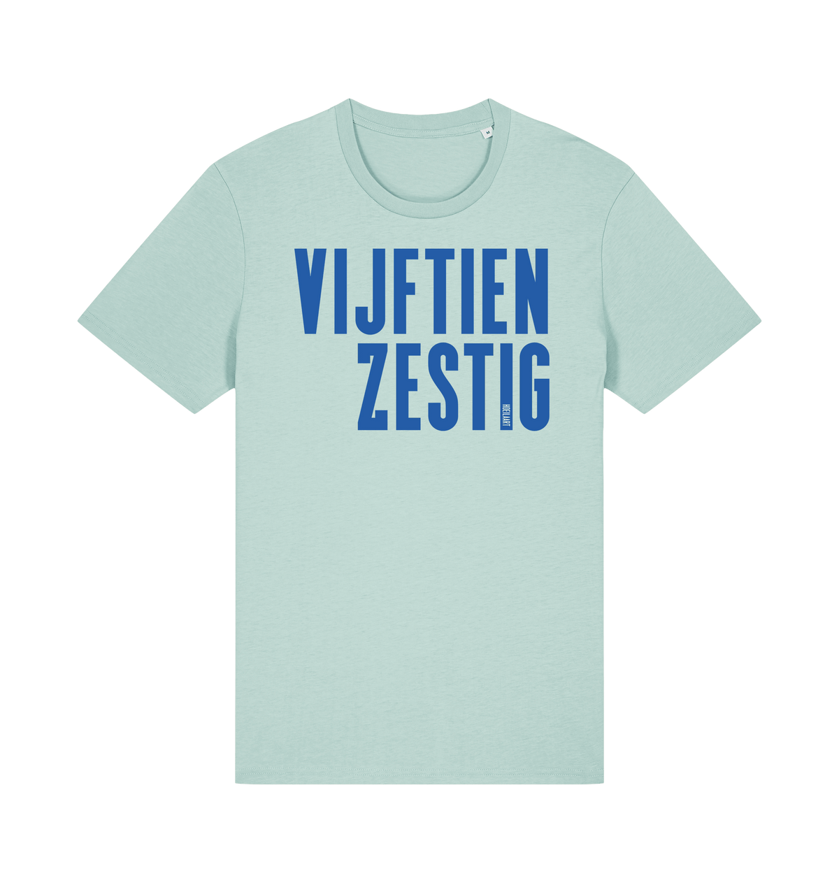 Caribbean Blue Printed T-shirt Front