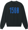 Black Printed Sweater Front